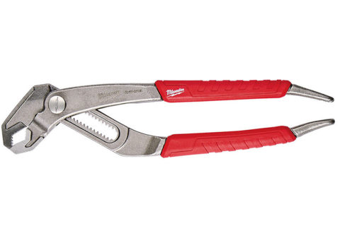 Milwaukee米沃奇8/10/12寸V型口水泵钳 活动水管钳轻盈管子钳 可调理钳子48-22-6208