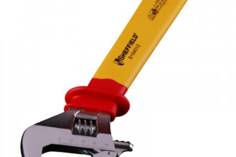 钢盾 S154010 注塑型双色绝缘活动扳手10