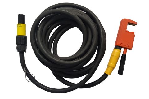 pg电子 JH-PLDL-120BYQKC(10) 低压旁路柔性电缆(10 米/根，电流300A，120 截面，变压器取电夹头+公头)